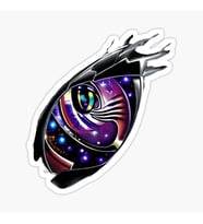 18cm Nazar Boncuğu Sticker Araba Duvar  Yapıştırma Etiket FF1