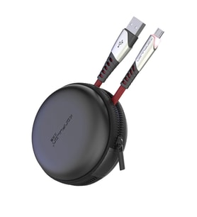 Konfulon DC16 Micro USB Kablo 1M 2.4A - Siyah