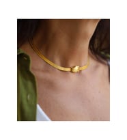 14 Ayar Altın Üç Sıra Trabzon Hasırı Kolye