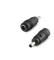 Dc Jack Dönüştürücü 5.5X2.5 Mm Soket 4.0X1.35 Mm Fiş 10 Adetli Paket Siyah HDX1315