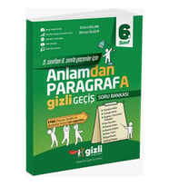 Gizli Yayınları 6. Sınıf 5'Den 6'A Anlamdan Paragrafa Gizli Geçiş Soru Bankası