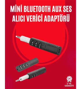 Taşınabilir Bluetooth Ses Alıcısı 30 Dk Şarj, 4 Saat Kullanım, Geri Klipsli