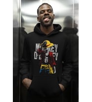 Monkey D. Luffy Baskılı Unisex Oversize Anime Karakter Hoodie
