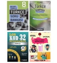 TUDEM YAYINLARI LGS TÜRKÇE BECERİ TEMELLİ SORU BANKASI - TÜRKÇE KLAVUZ DENEME - TÜRKÇE 32 HAFTALIK D