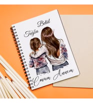 Canım Annem Anne & Kız Tasarımlı Kişiye Özel Defter
