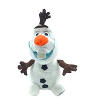 Karlar Ülkesi Oyuncak Peluş Olaf Karakteri 25cm. (Beyaz-Turuncu)