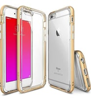 Ringke Frame iPhone 6s/ 6 ile Uyumlu Çerçeveli Bumper Kılıf Royal Gold Extra Tam Koruma