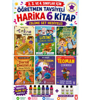 TİMAŞ 2,3. VE 4.SINIFLAR İÇİN ÖĞRETMEN TAVSİYELİ HARİKA 6 KİTAP -3 (SLİME SET HEDİYELİ)