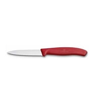 ???????????????Victorinox 6.7631 8cm Tırtıklı Soyma Bıçak Kırmızı Sivri