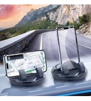 Numaratörlü Güçlü Yapışkanlı 360 Derece Dönebilen Su Geçirmez Araç İçi Telefon Tutucu Plastik Aparat (5680)