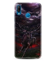 Huawei P20 Lite Mate 10 20 Lite Pro P40 Lite KılıfDesemli Silikon Dark Deer 1786