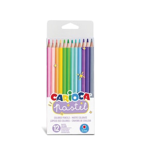 Carioca Pastel Renk Kuru Boya Kalemi 12'li 
