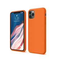 Apple iPhone 11 Pro Kılıf First Silikon - Turuncu