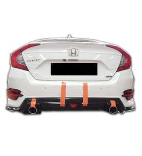 Honda Civic FC5 Mügen (2015 - 2022) Arka Ek (Plastik) BOYASIZ