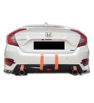 Honda Civic FC5 Mügen (2015 - 2022) Arka Ek (Plastik) BOYASIZ