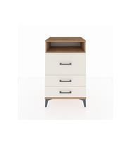 Hyperion Komodin Tek Raflı 3 Çekmeceli 60x44x96 Çam-Aytaşı