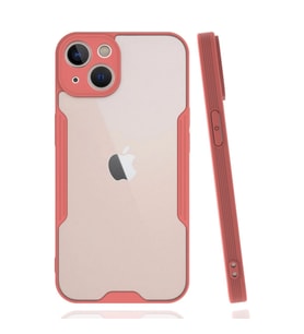 Apple İphone 14 Plus Kılıf Platin Silikon - Pembe