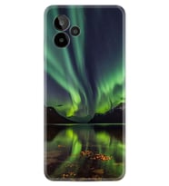 General Mobile GM 24 Pro Kılıf Resimli Desenli Baskılı Silikon Kuzey Işıkları 1327