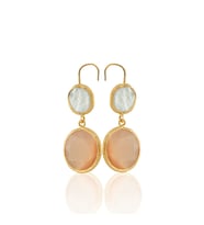 Kadir Jewellery 22 Ayar Altın Kaplama Kadın İnci Küpe -El İşçiliği Ve Hipoalerjenik Küpe
