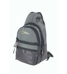 M 1033 Mega Bag Unisex Göğüs Çapraz Çanta, Body Bag (Gri)