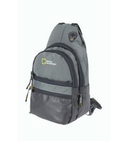 M 1033 Mega Bag Unisex Göğüs Çapraz Çanta, Body Bag (Gri)