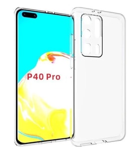 Kvy Huawei P40 Pro Kamera Korumalı Süper Silikon Kılıf