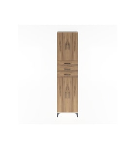 Hyperion Dolap 5 Raflı 3 Çekmeceli 4 Kapaklı 60x44x243 Aytaşı-Çam
