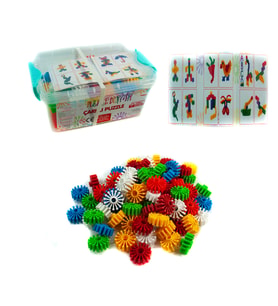 Çocuklar İçin Çarklı Puzzle Seti - El Becerisi ve Hayal Gücü Geliştirici 60 Parça