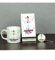Patoloji Teknikeri Üçlü Set (Kupa + Telefon Standı + Anahtarlık) 001
