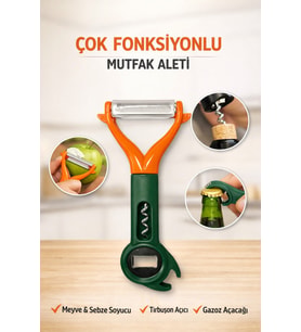 Jasper Jpr-221 Çok Fonksiyonlu Soycak & Açacak Tırbuşon Açıcı Gazoz Açacağı