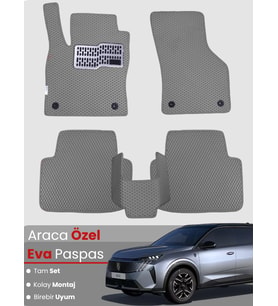 PEUGEOT 5008 (2017-2025) Uyumlu EVA Paspas Tam Set–Araca Özel,Oto Paspas