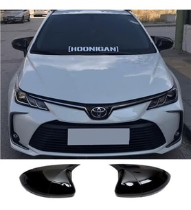 Toyota Corolla E210 Batman Yarasa Ayna Kapağı Piona Black ABS 2018 ve üzeri