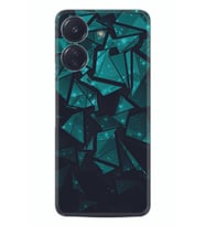 Xiaomi Redmi 13c Kılıf Desenli Silikon Green Prizmas 1348