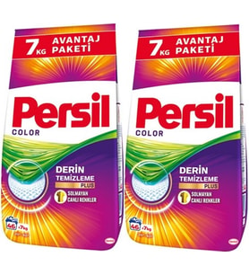 Persil Matik Toz Çamaşır Deterjanı 14KG Color/Renkli (92 Yıkama) (2PK*7KG)