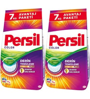 Persil Matik Toz Çamaşır Deterjanı 14KG Color/Renkli (92 Yıkama) (2PK*7KG)