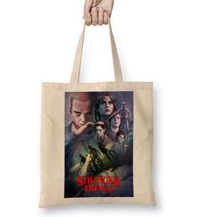 Stranger Things Bez Çanta Uzun Saplı
