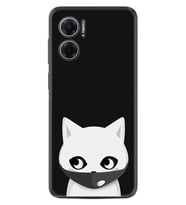 Xiaomi Redmi Note 11E Kılıf Silikon Desen Özel Seri Pandemi Cat 1729