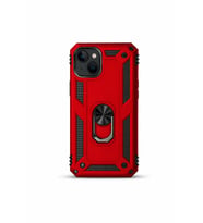 iPhone 15 Plus 6.7" Magforge Titan Ring Armor Case Bordo