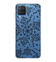 Samsung Galaxy M12 Kapak Nostalji Desen Tasarımlı Şeffaf Silikon Kılıf