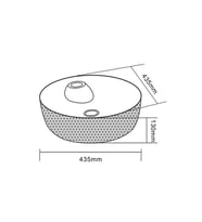 E-5001G Tezgah Üstü Porselen Lavabo