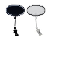 Mini Mandallı Fiyatlık Round 50 mm - Siyah (Pakette 10 Adet)