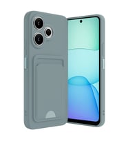 Xiaomi Redmi 13 4g Kılıf Kelvin Kartvizitli Silikon - Açık Yeşil