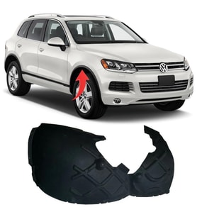 Touareg Sağ Ön Çamurluk Davlumbazı Büyük 2011-2018 7P6805978A