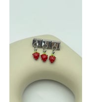 Çelik Silver Çilek Sallantılı Charm - 25crm31