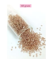 Kesme Cam Boncuk 2mm - 60 Gram - Açık Kahverengi - BNC379