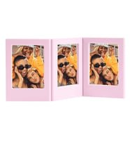 Instax Mini Film Uyumlu Pembe 3'lü Mıknatıslı Fotoğraf Çerçeve Seti