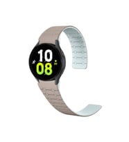 Samsung Galaxy Watch 5 40mm Uyumlu Zore KRD-111 20mm Çizgili Desenli Silikon Kordon