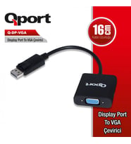 QPORT QPORT Q-DP-VGA DISPLAY TO VGA ÇEVİRİCİ