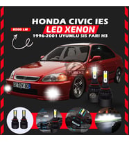 Honda Civic İES 1996-2001 Sis Farı Uyumlu Şimşek Etkili Led Xenon Light Series H3