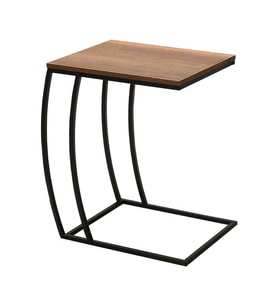 Adore Mobilya Profile C Sehpa - Koyu Ceviz (Oslo Ceviz) 50x62x35 cm (GxYxD)